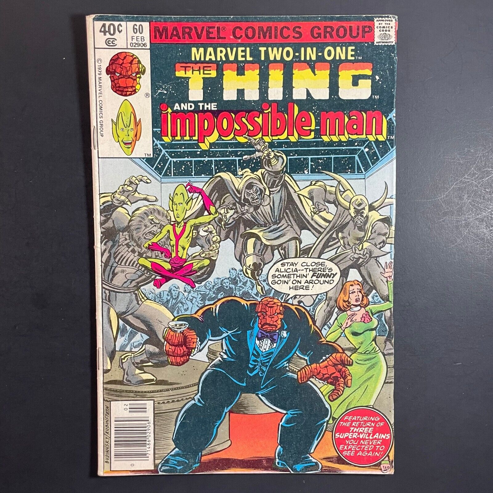 Marvel Two-In-One 60 KEY MARK JEWELER VARIANT Bronze Age 1979 Thing comic Perez