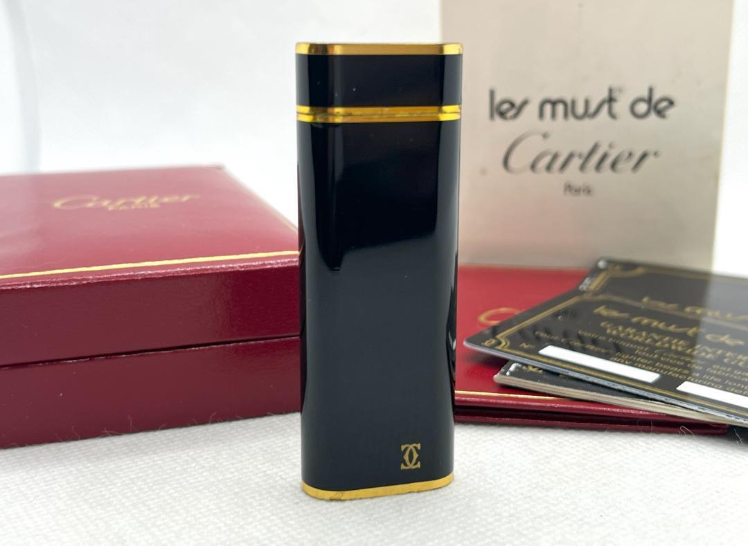 item Ignition confirmed Cartier lacquer oval lighter black Accessories availa