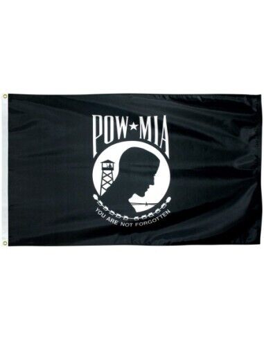 POW-MIA 4' x 6' Nylon Flag