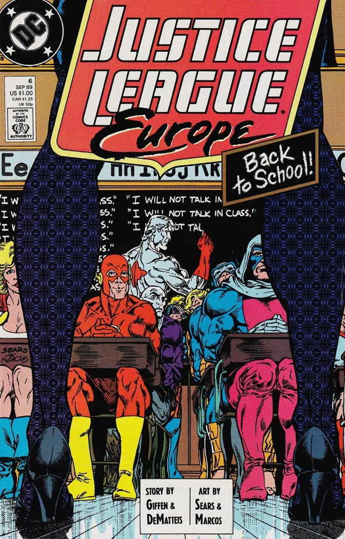 Justice League Europe #6 (2nd) VF; DC | 1st Appearance Crimson Fox Rare Reprint