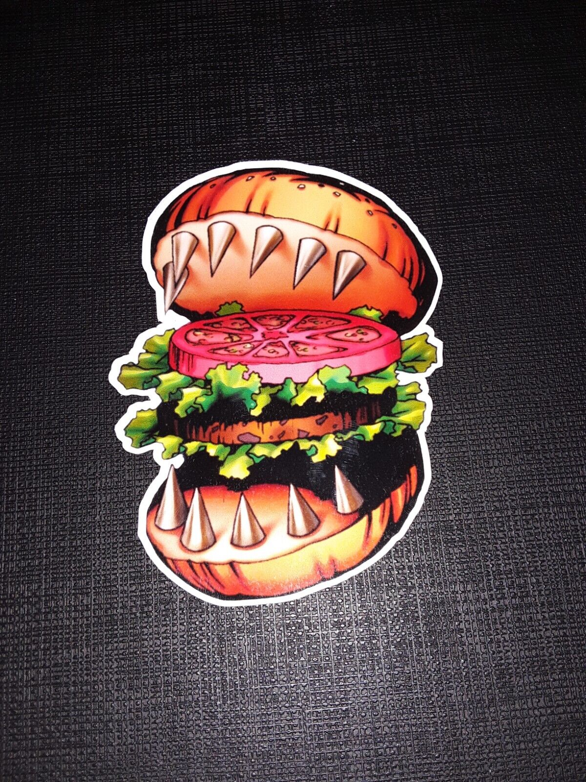 Yugioh Hungry Burger Glossy Sticker Anime Funny Waterproof