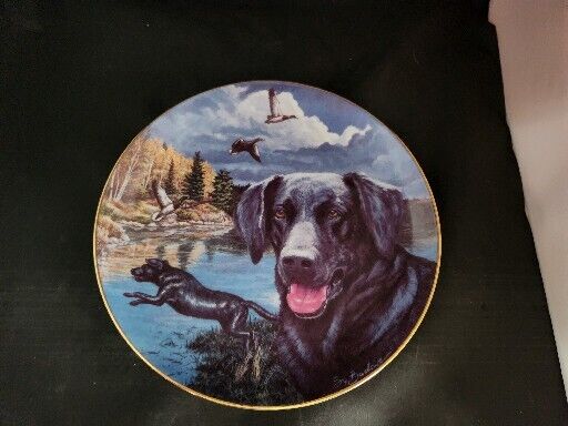 Reco 1990 Town And Country Dog Series The Retrieval Plate 3013R