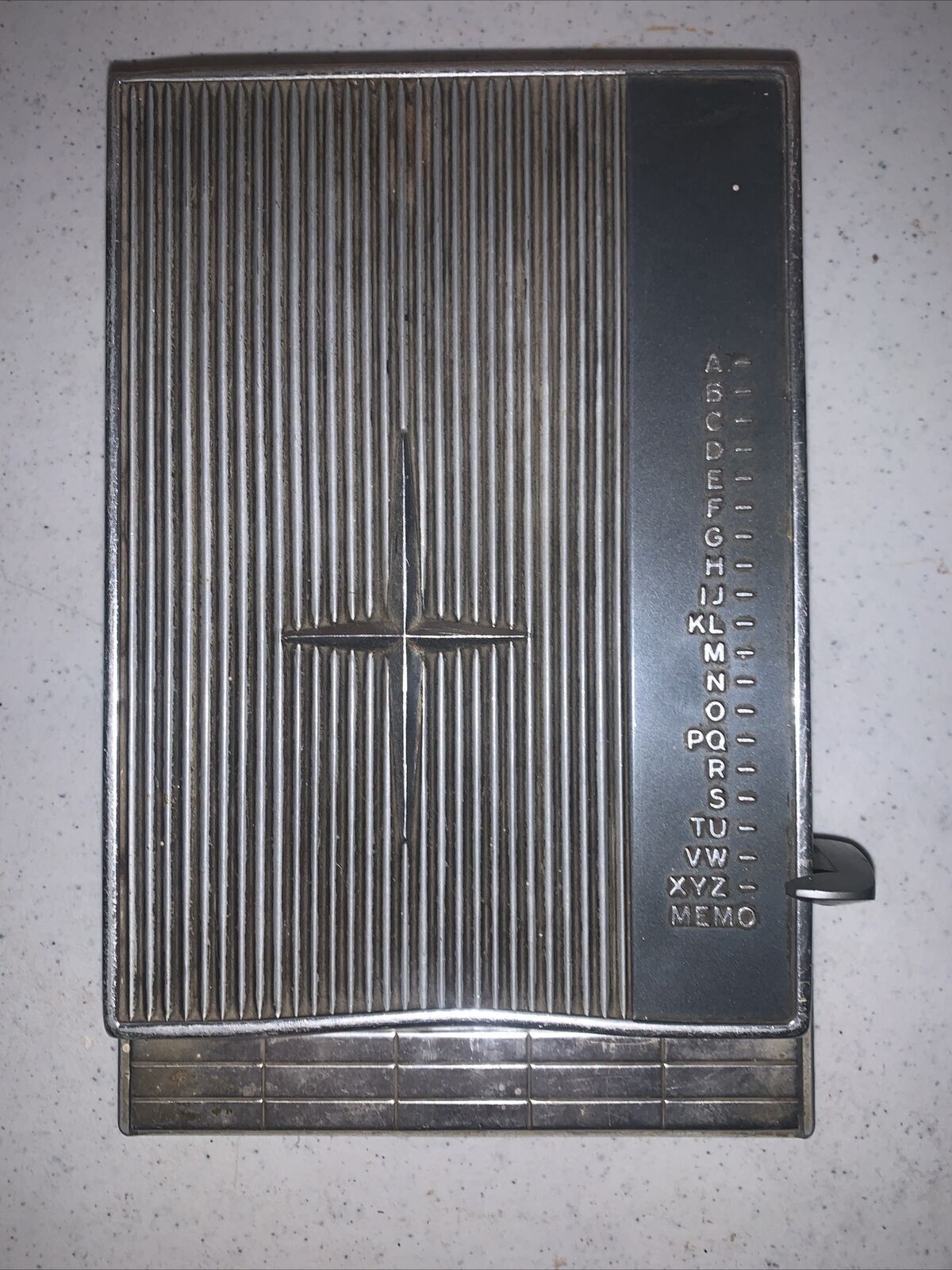 Vintage Autodex Starflite Zephyr American Corp. Model Number S-800 Rolodex