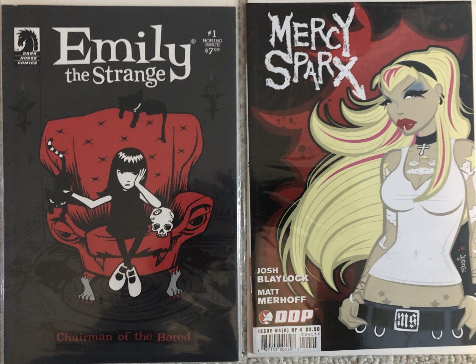EMILY THE STRANGE #1 AND MERCY SPARX #4 of #4 - GIRL STRONG COMBO