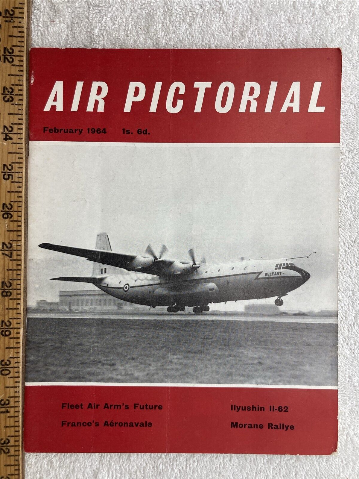 1964 February Air Pictorial Magazine Fleet Air Arm\'s France Aeronavale IIyushin