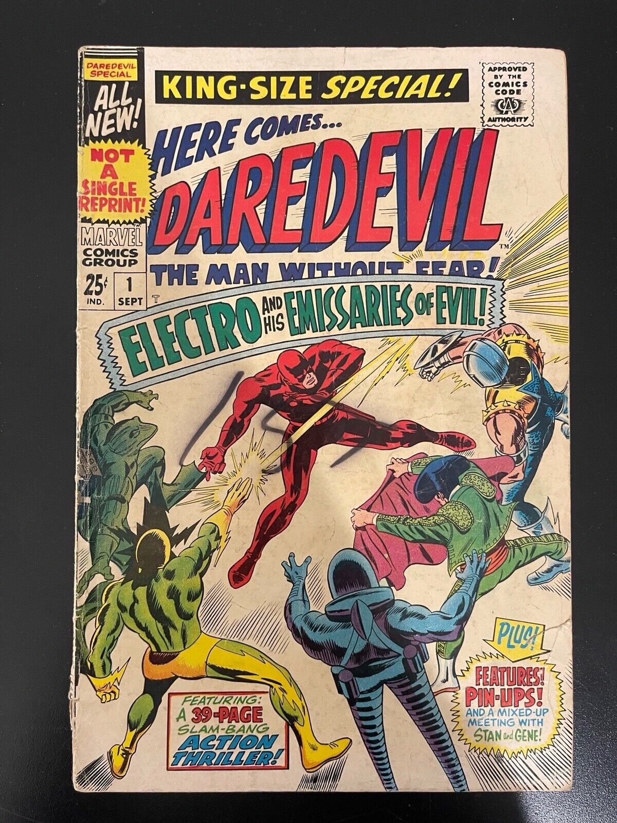 DAREDEVIL #3 - NICE SOLID COPY - ORIGIN AND 1ST APPEARANCE THE OWL - 1964