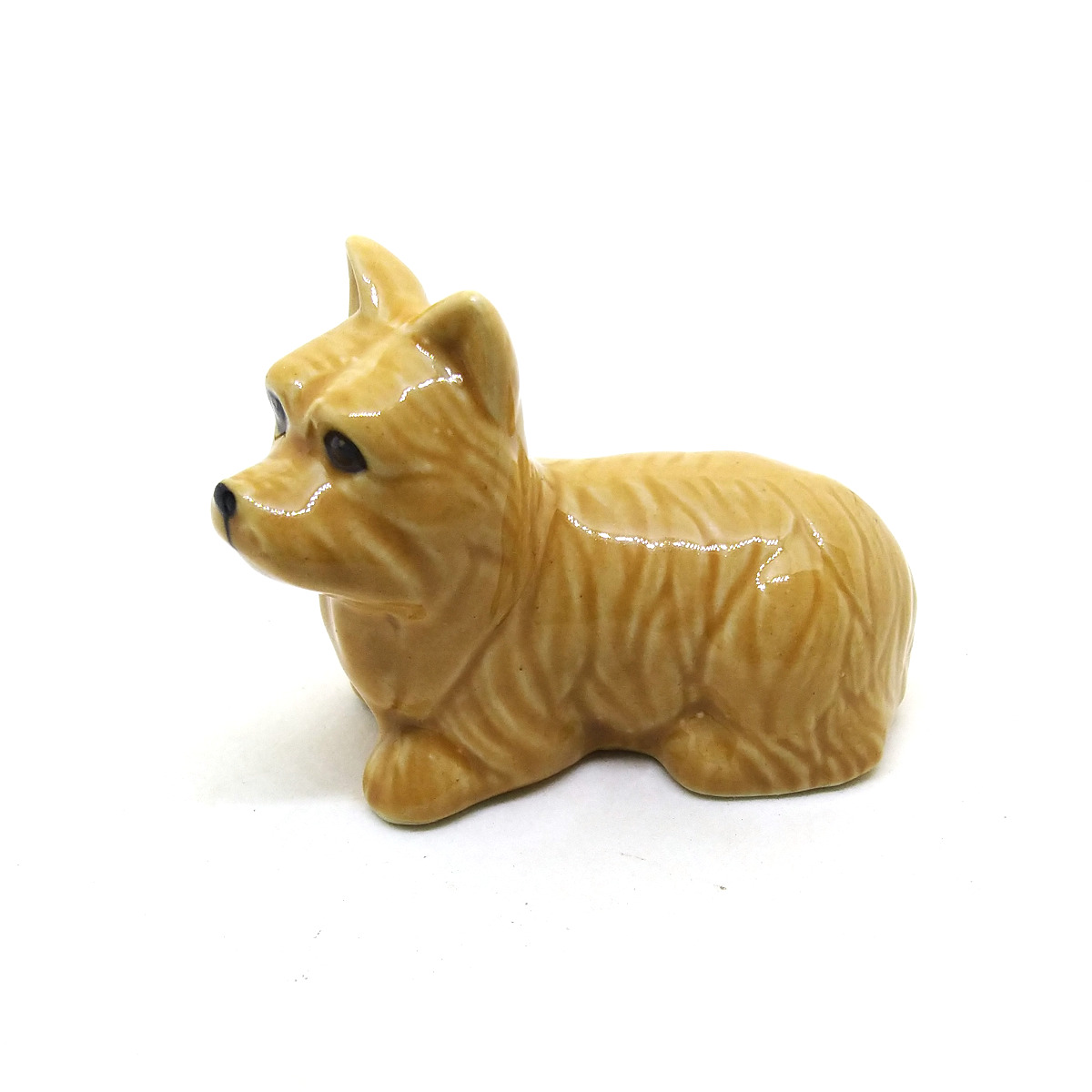 Size L ceramic Dog dollhouse figurines porcelain animal pottery miniature K1000