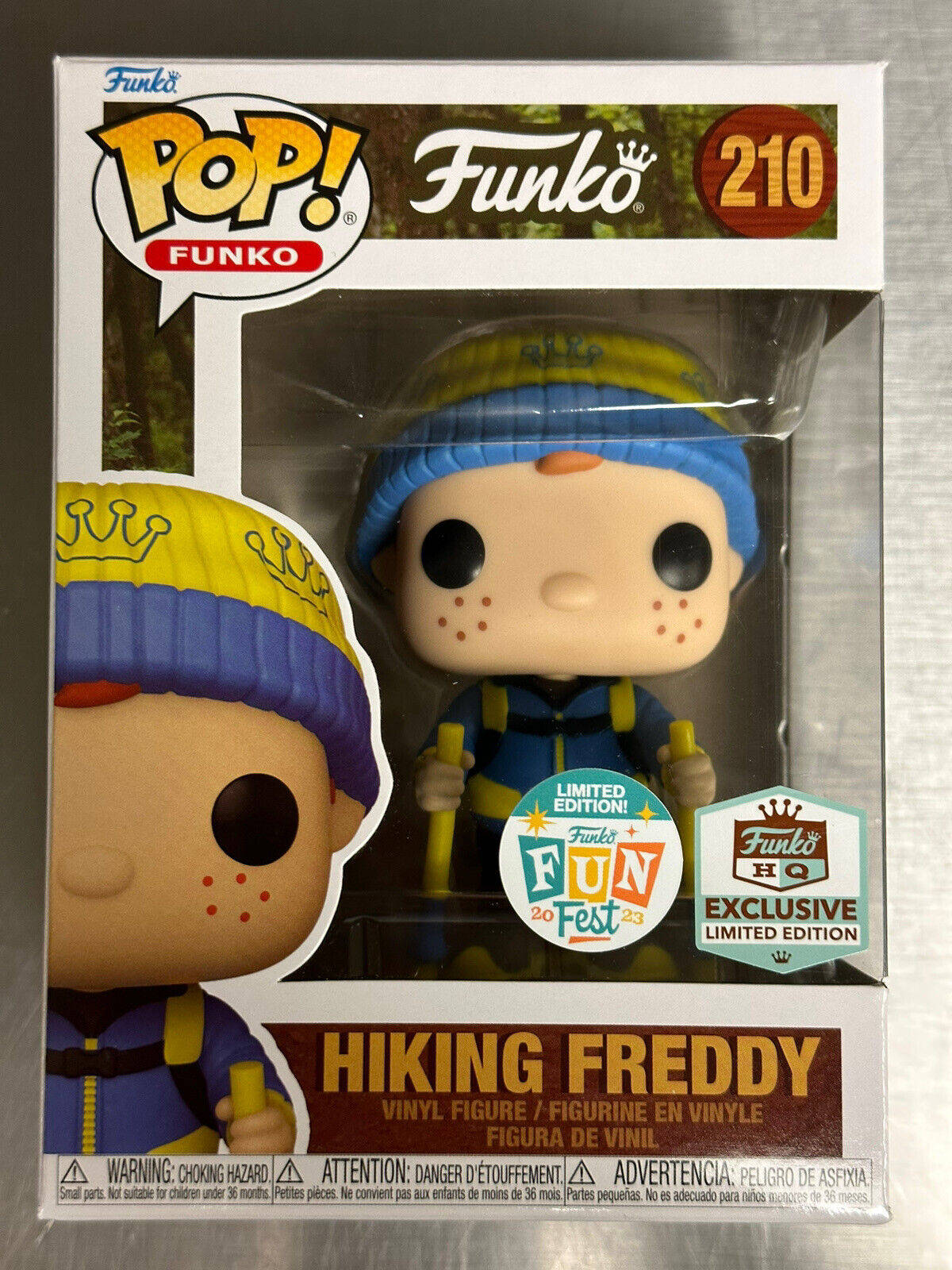 Funko Pop Hiking Freddy Funko #210 Fun Fest 2023 HQ Exclusive