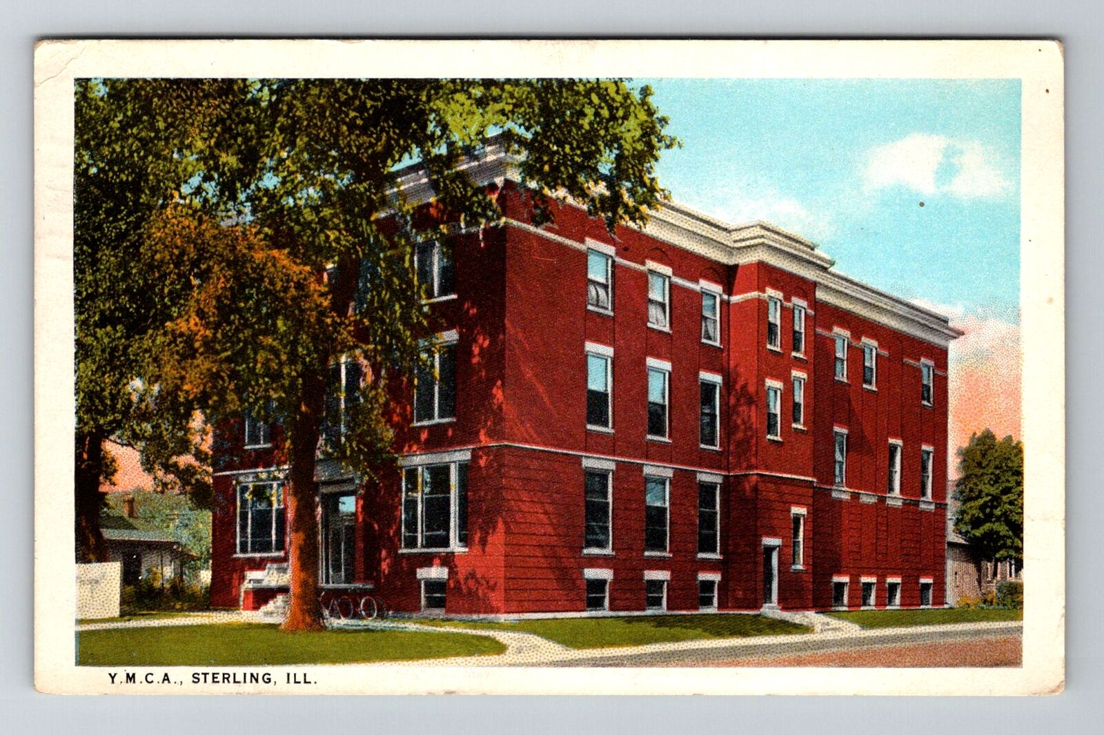 Sterling, IL-Illinois, YMCA Antique c1939, Vintage Souvenir Postcard