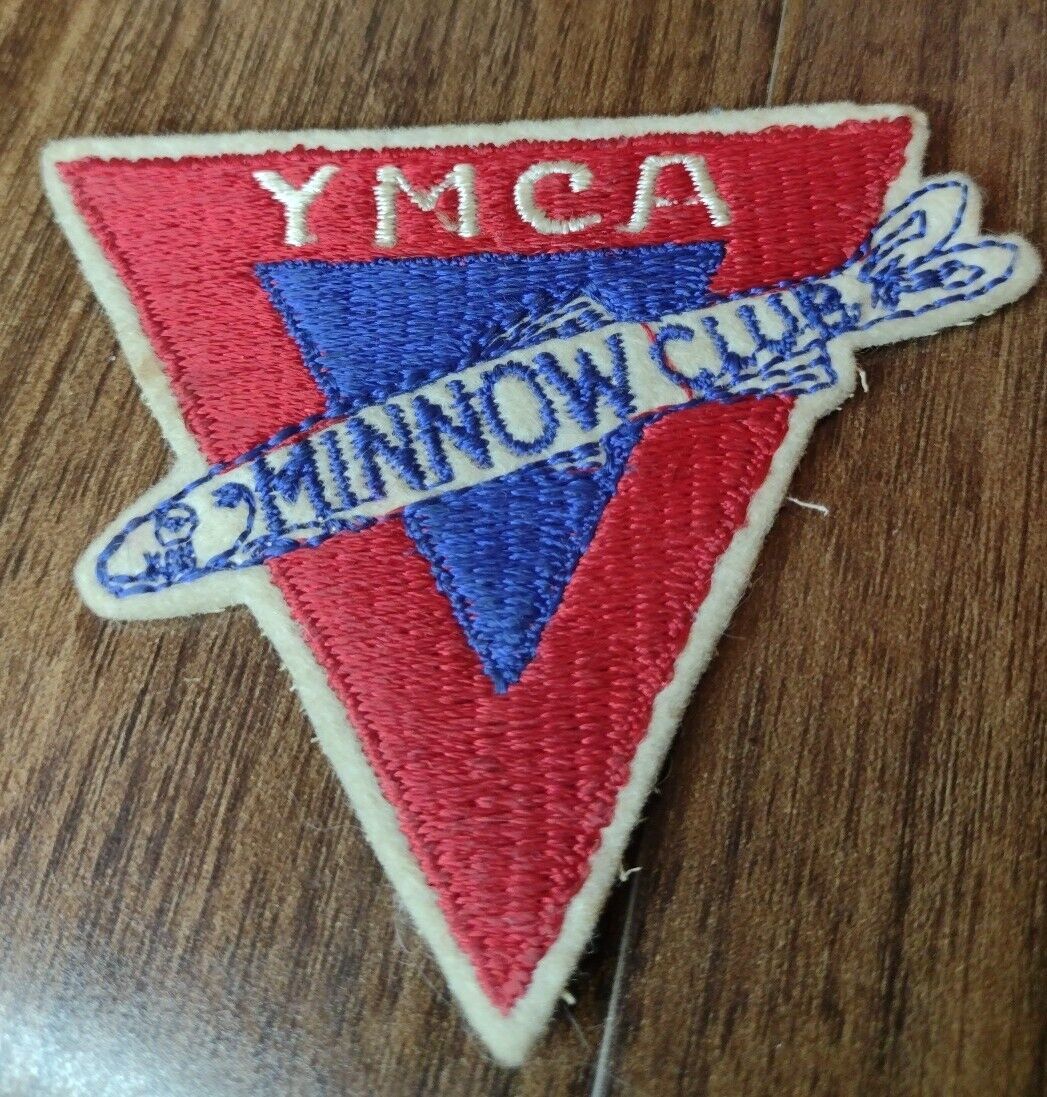 1940s YMCA Minnow Club Patch Swimming Fish Aquatic Program