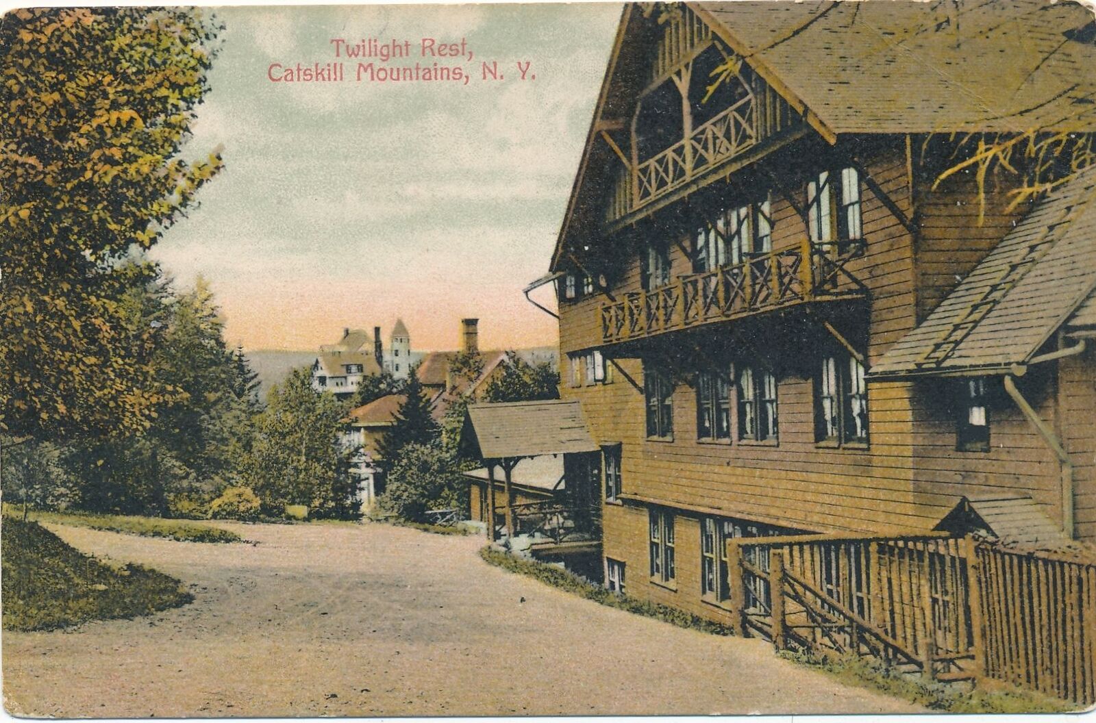 CATSKILL MOUNTAINS NY - Twilight Rest Postcard