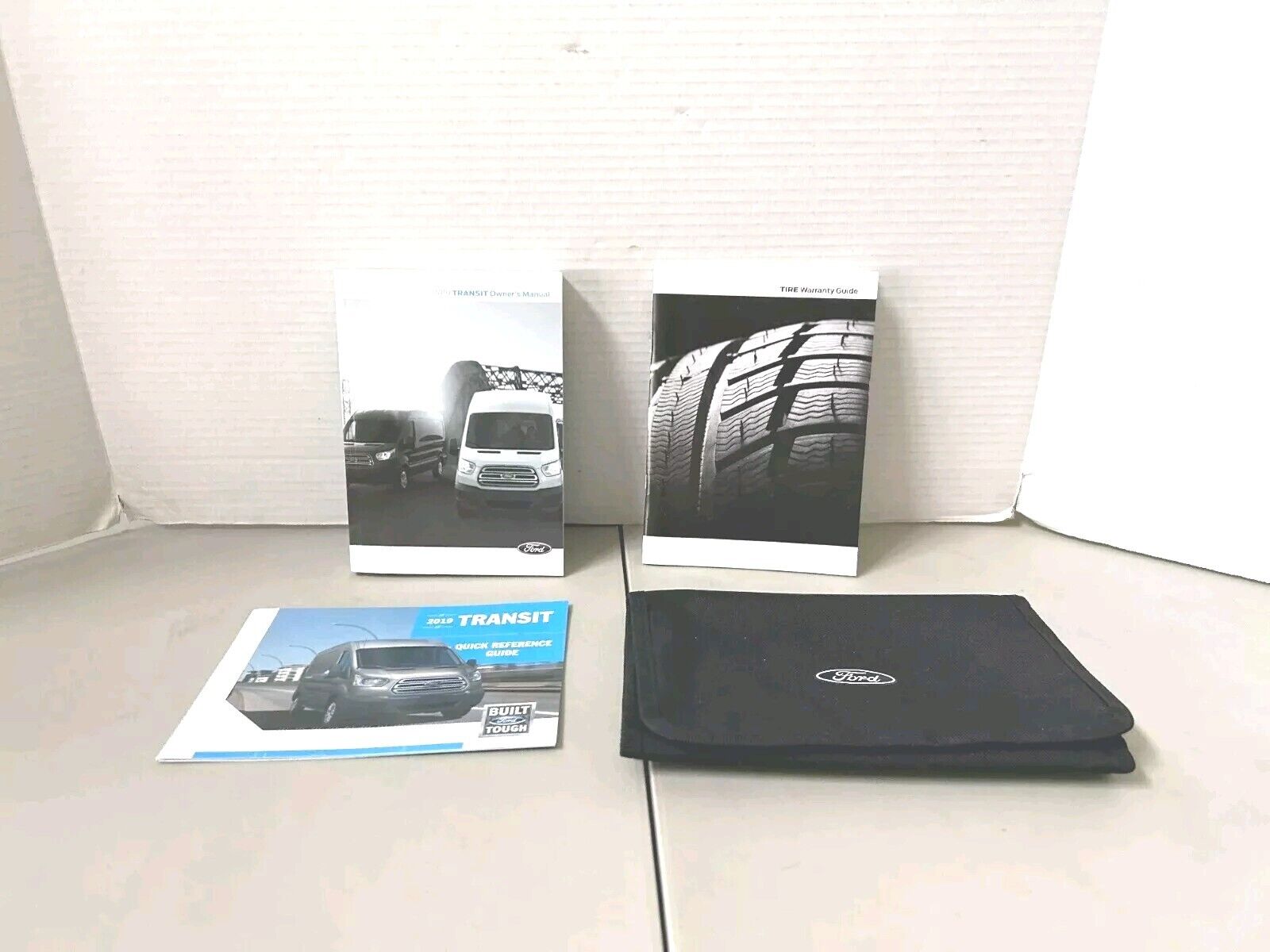 2019 FORD TRANSIT OWNERS MANUAL GUIDE BOOK SET WITH CASE  