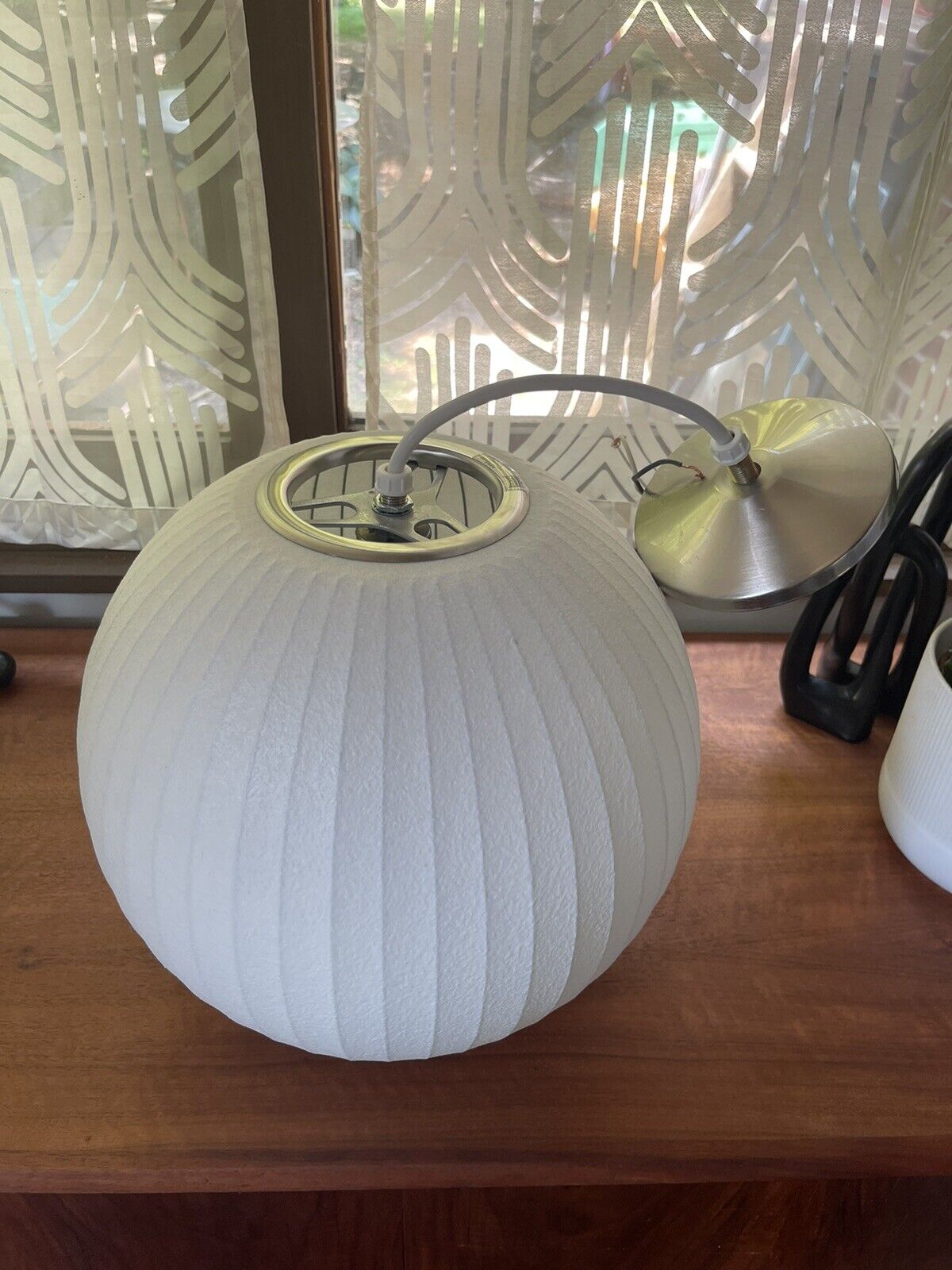 Vintage George Nelson Bubble Lamp Ball Size Small By Modernica - 19 Available