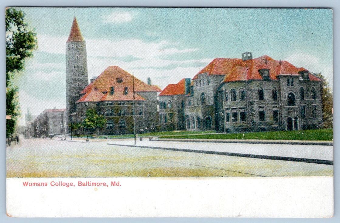 Pre-1907 BALTIMORE MARYLAND MD WOMAN'S COLLEGE RINN PUBL CO GERMANY POSTCARD