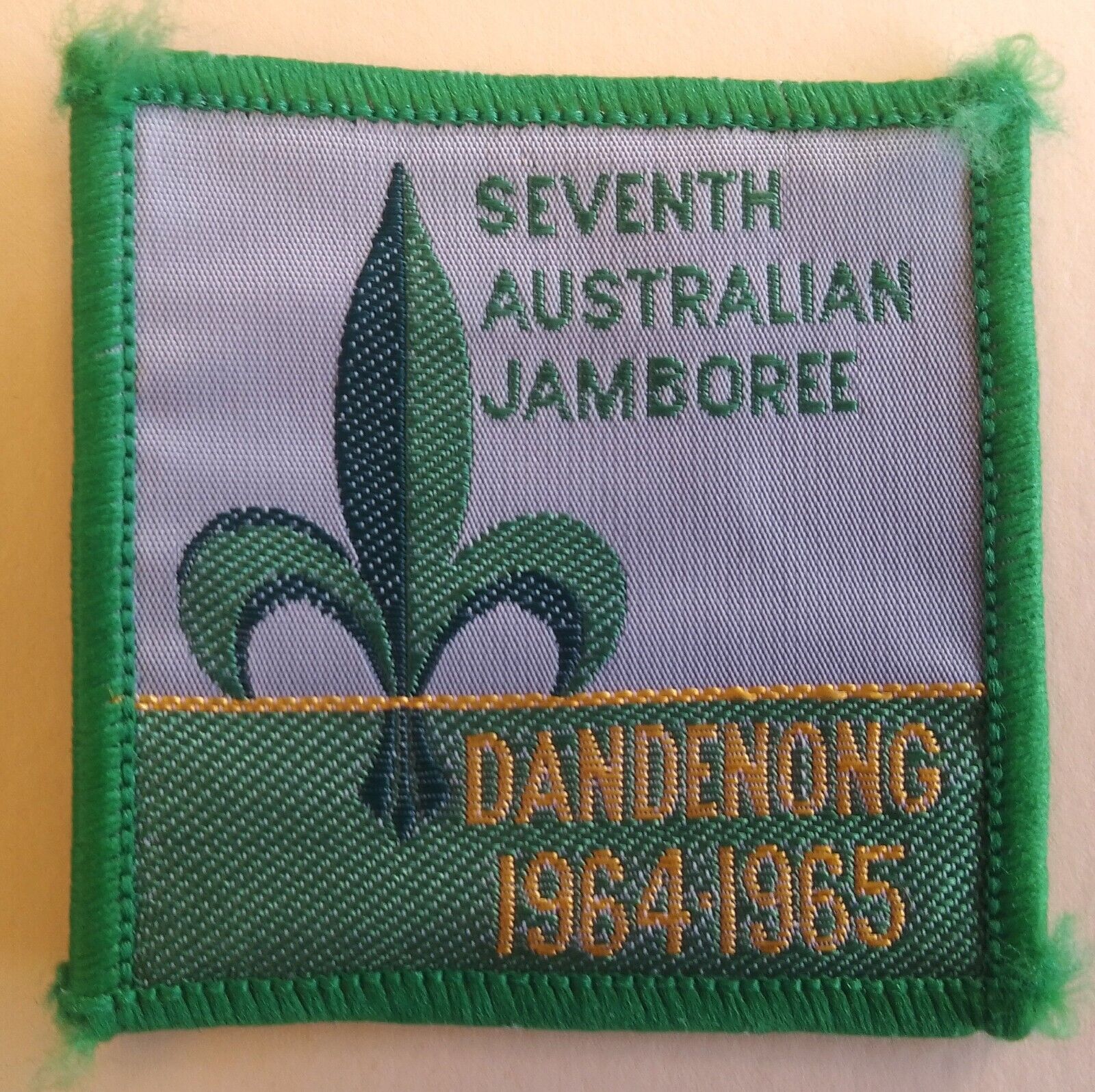 Reproduction 7th Australian Jamboree Dandenong VIC 1964/65 Scout Badge Patch.