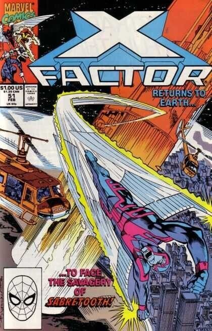 X-FACTOR #51 NM M 9.6 9.8 1st Charlotte Jones & Opal Tanaka NON-CIRCULATED 1990