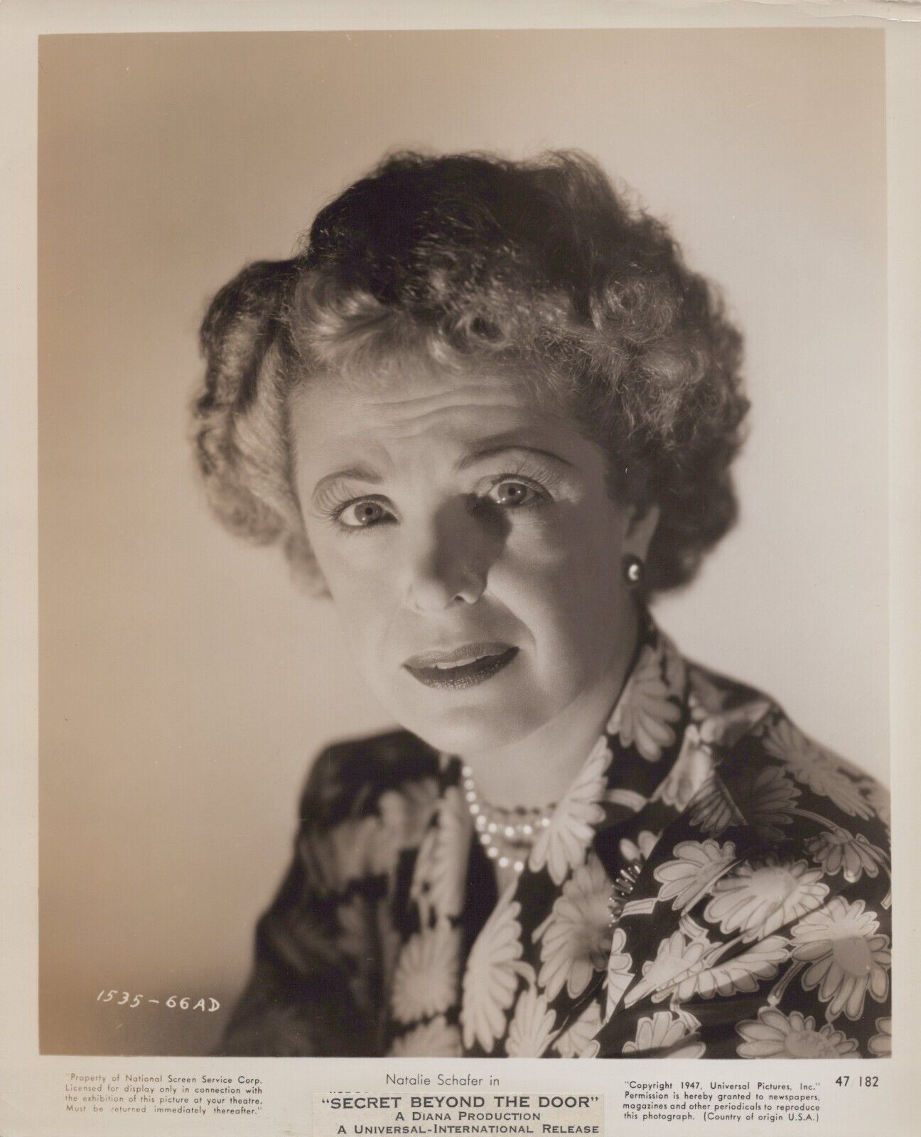 Natalie Schafer in Secret Beyond the Door... (1947) 🎬⭐ Vintage Photo K 294