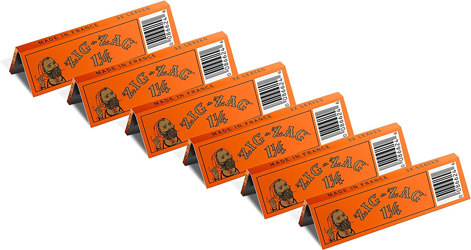 Rolling Papers French Orange 1 1/4 ( 6 Booklets)
