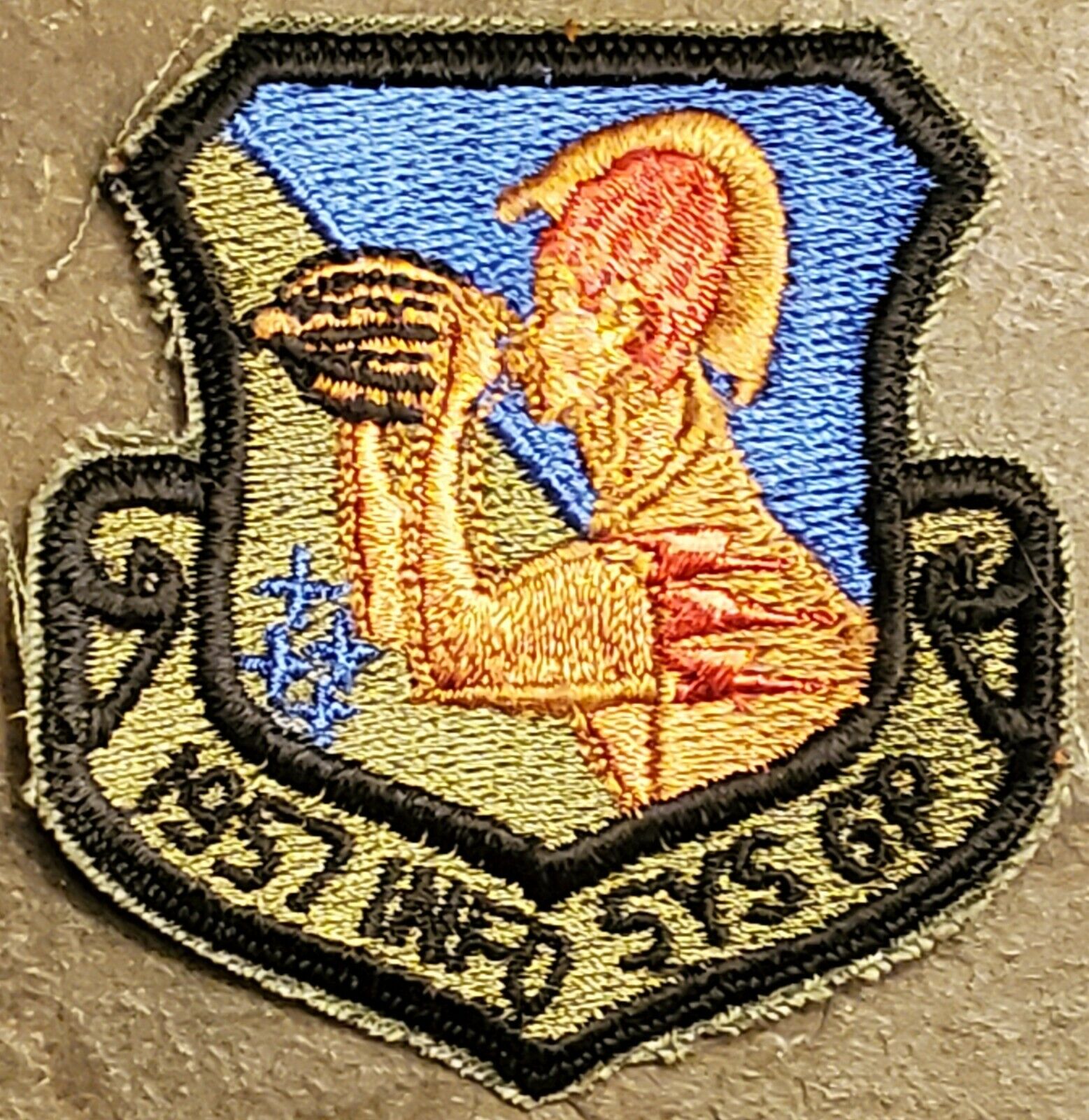 USAF 1957th INFORMATION SYSTEMS GROUP subdued Patch VINTAGE ORIGINAL MILITARY