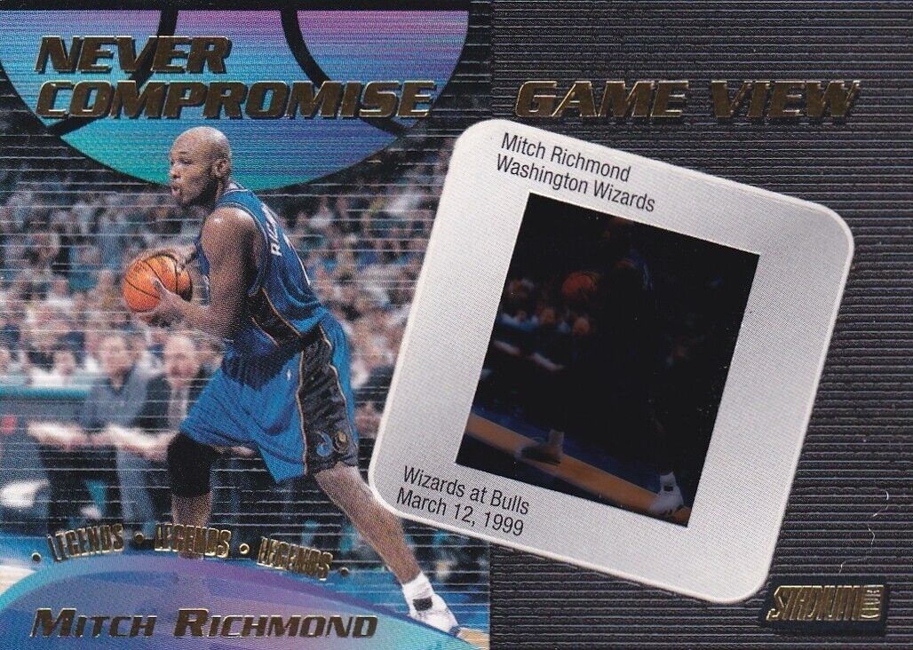 MITCH RICHMOND 1999 TOPPS STADIUM CLUB NEVER COMPROMISE GAME VIEW NCG30 059/100