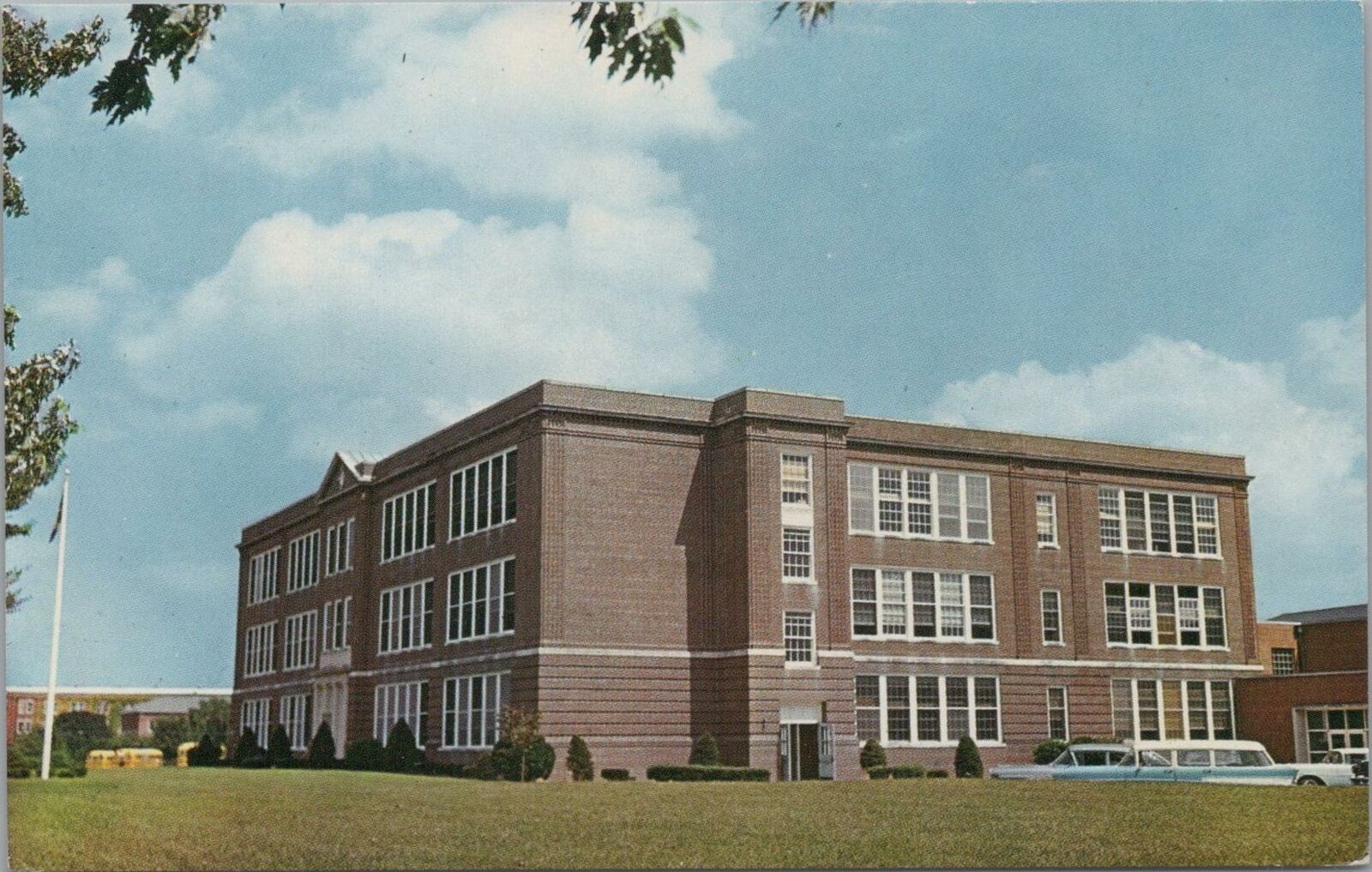 Postcard Milford High School Milford Delaware DE 