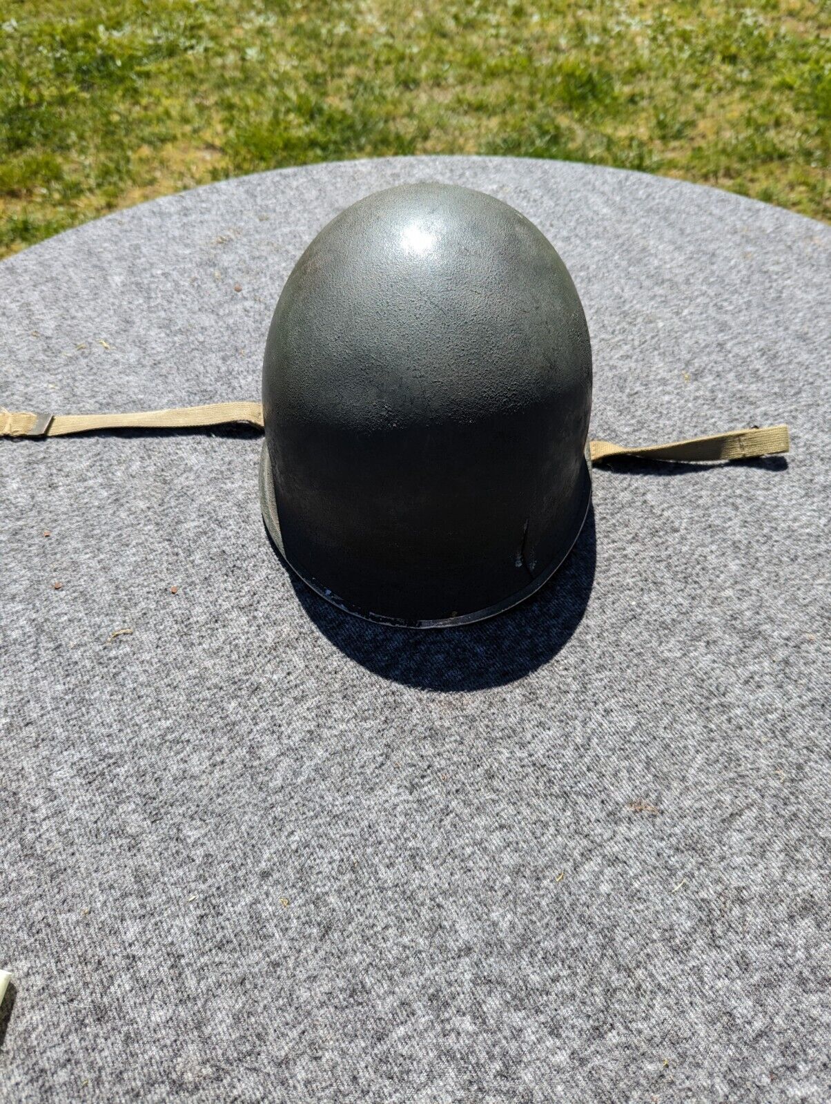 WW2 45th I.D. Fixed Bale M1 Steel Helmet.