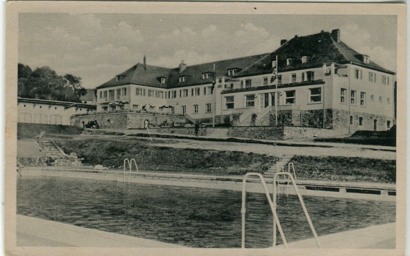 Germany AK Herzogau 93449 Waldmünchen - Grenzhotel old postcard