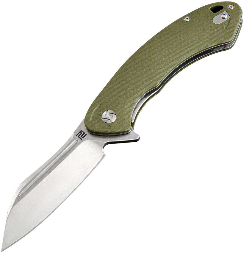 Artisan Cutlery Eterno Linerlock Green  Folding Knife D2 Steel Blade 1818PGNC