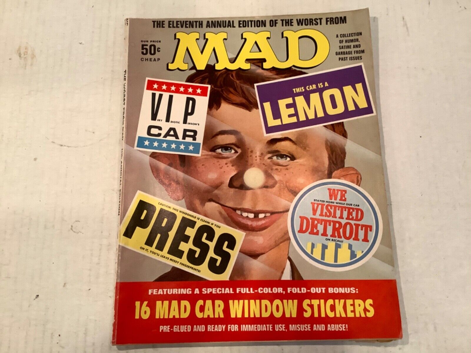 MAD Magazine 11th Annual Edition Worst of 68\' ( Good Condition)