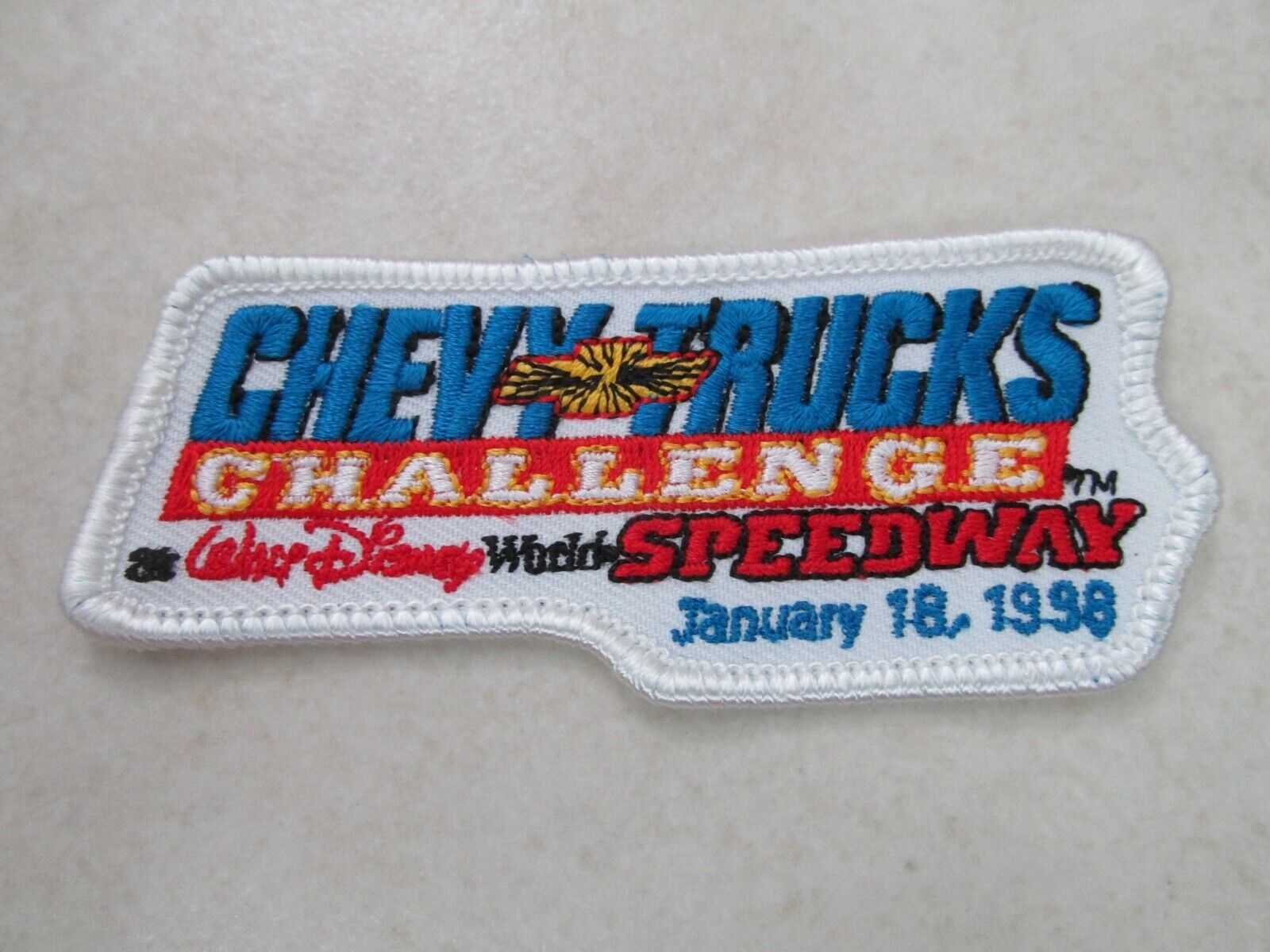 RARE Chevy Trucks Challenge Walt Disney World Speedway 1998 Racing Patch