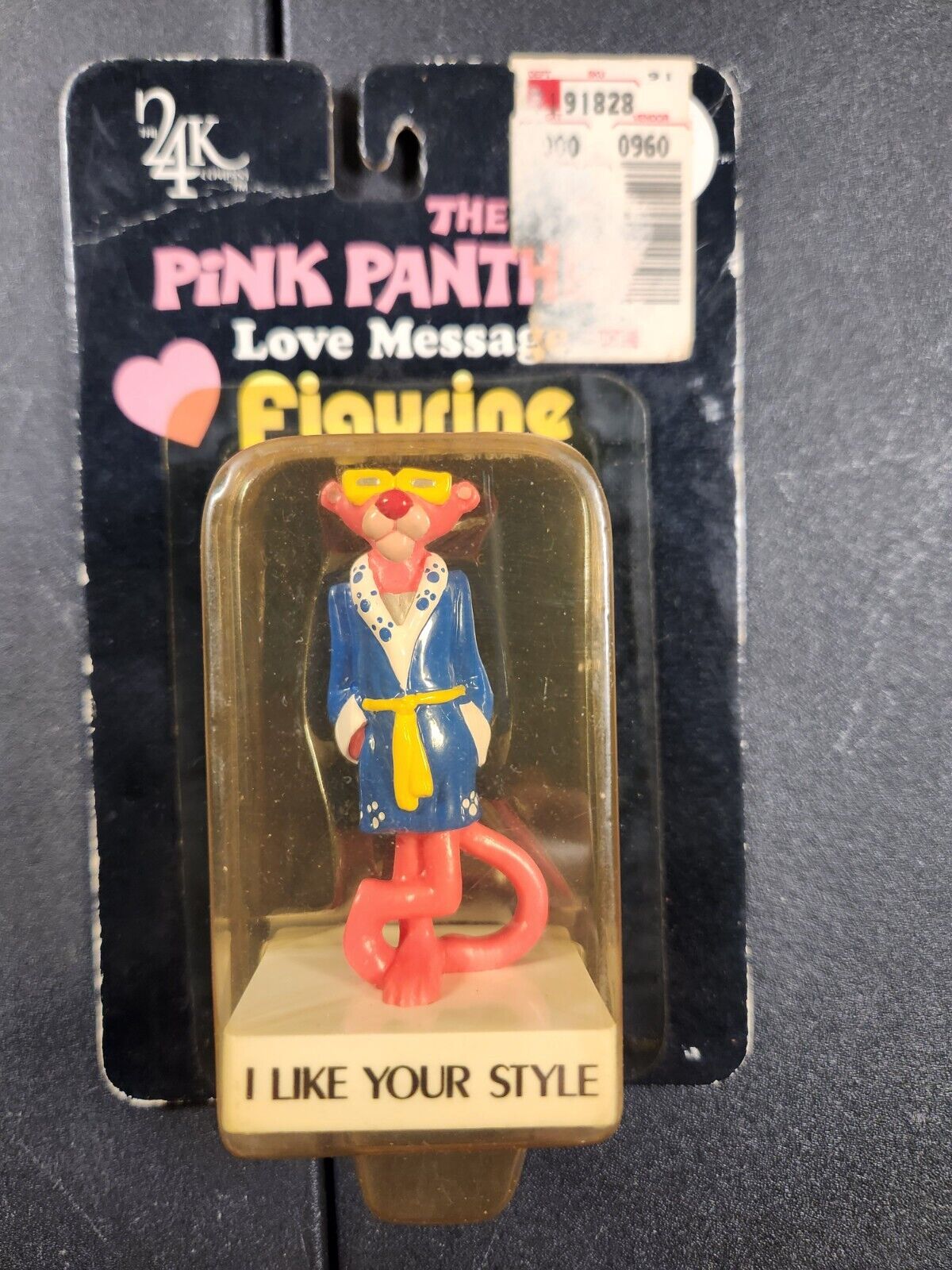 The Pink Panther Love Message Figurine, I Like Your Style vintage 1989