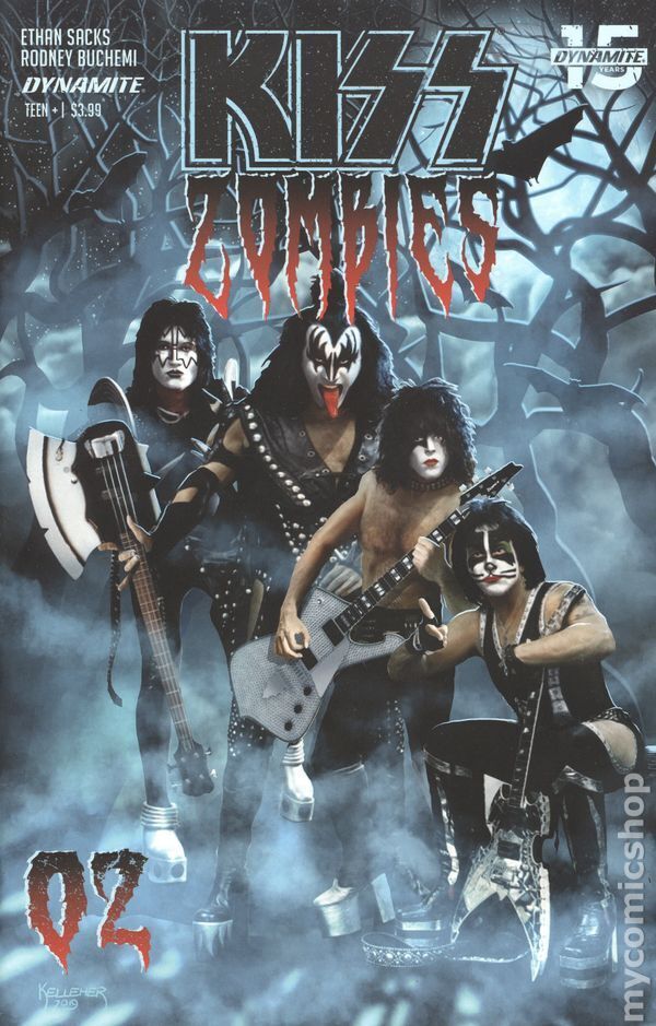 Kiss Zombies #2D Photo Variant VF 2019 Stock Image