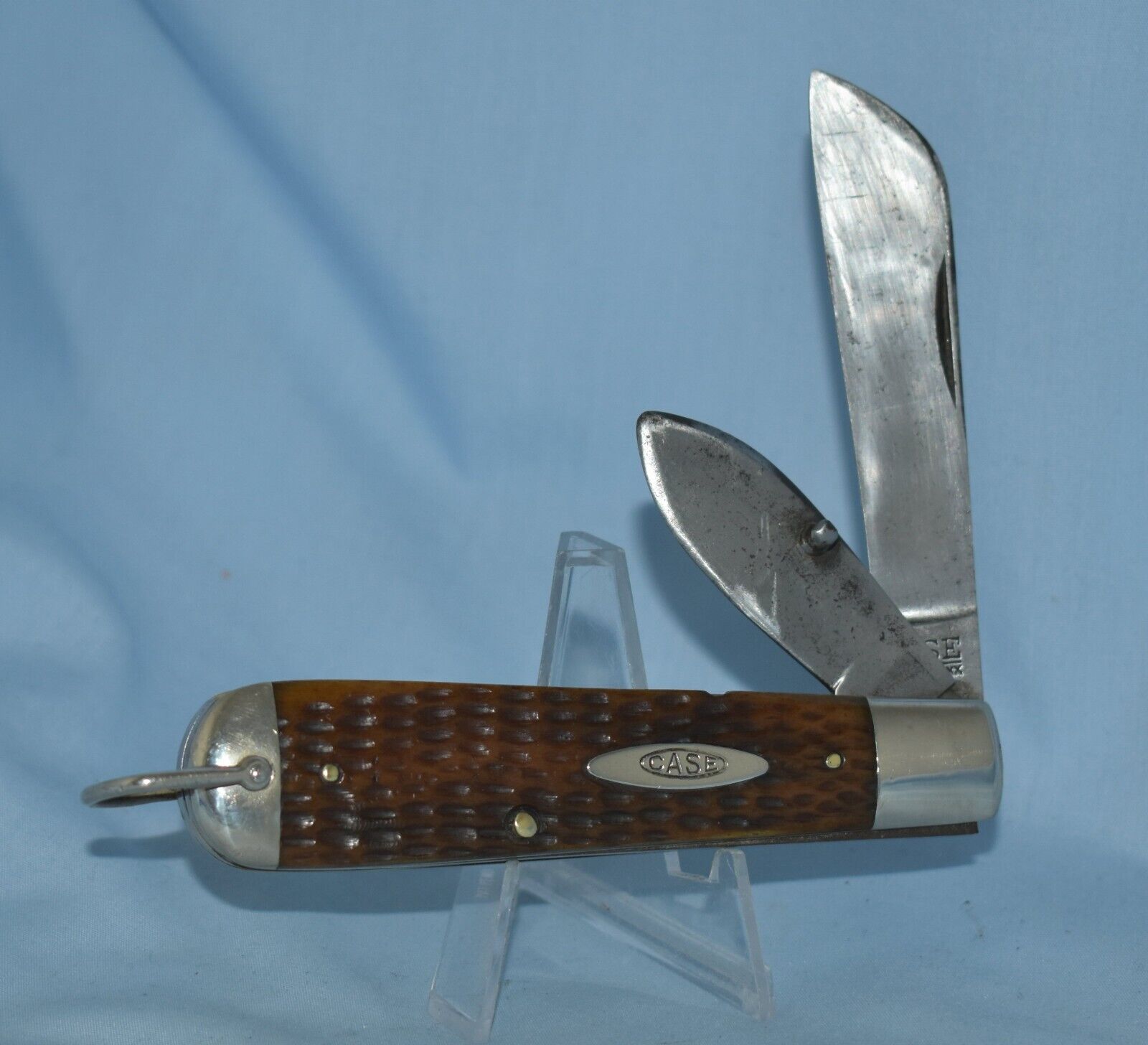 RARE VINTAGE CASE TESTED XX GREENBONE RAIL SPLITTER KNIFE 6299 SHR 1920-40