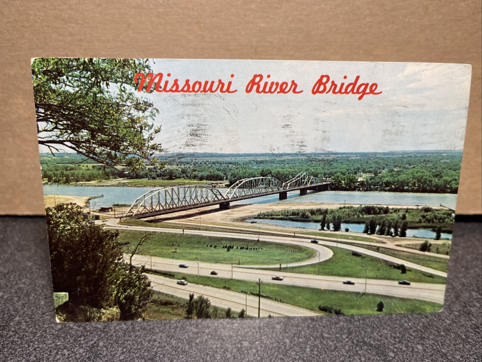 Missouri River Bridge Missouri Postcard￼