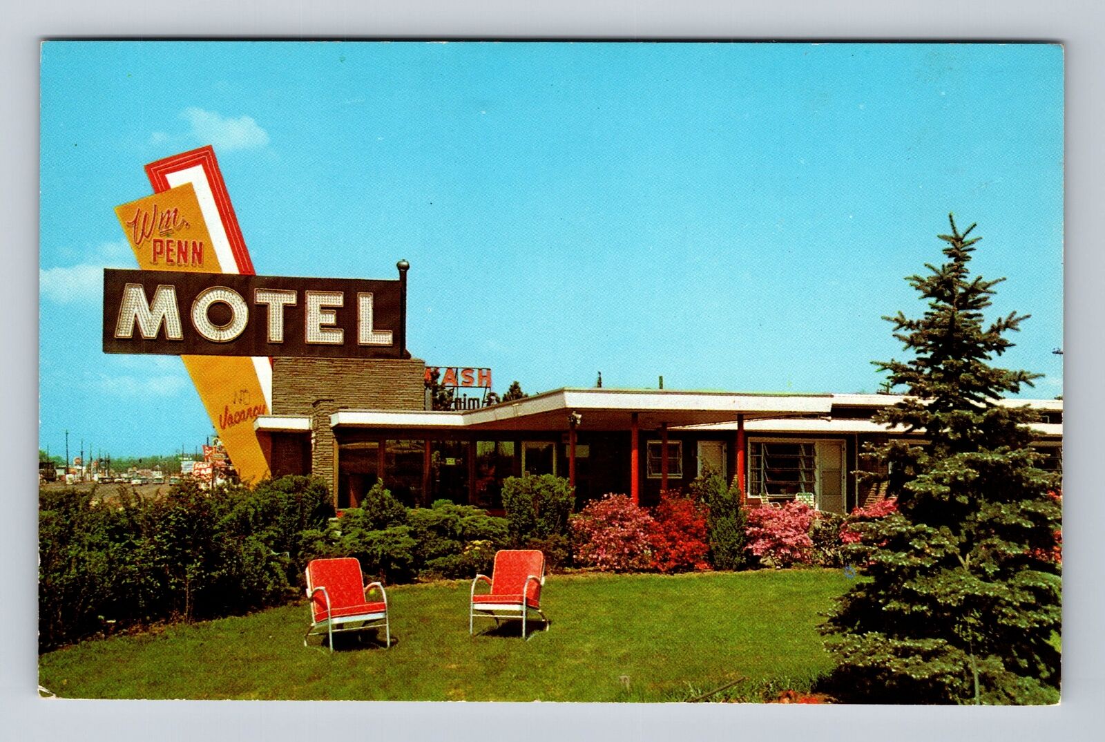 Monroeville PA-Pennsylvania, WM Penn Motel, Advertisement, Vintage Postcard