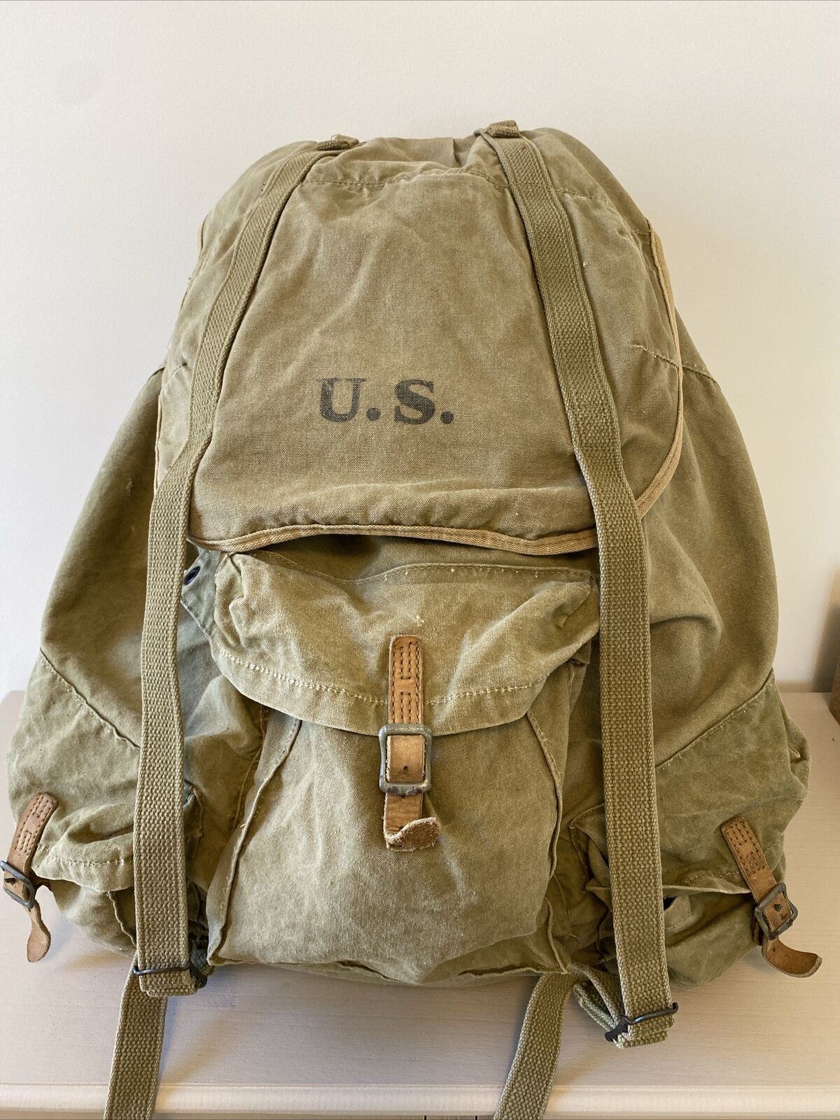WW2 WWII US Army Military Mountain Rucksack Backpack w/ Frame Hinson MFG 1942