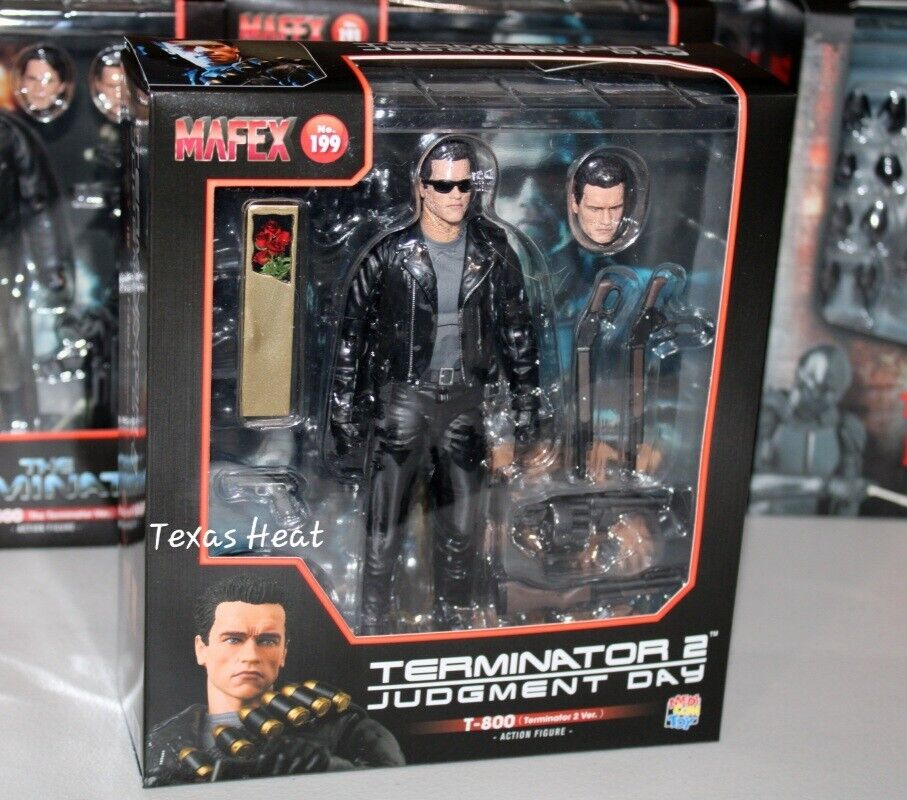 Mafex No.199 T-800 (T2 Ver.) Terminator 2 Judgment Day Action Figure