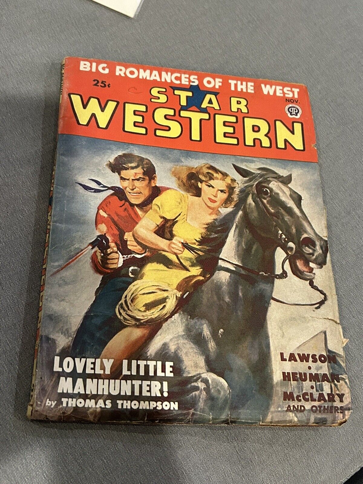 Star Western Magazine, Nov 1949 Pulp Fiction, Low Grade