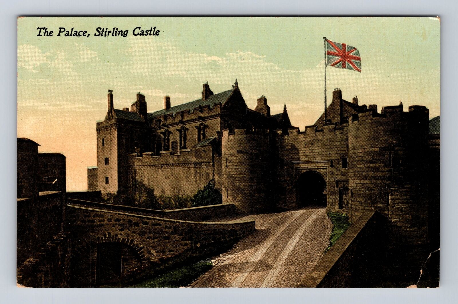 Stirling Scotland, The Palace, Stirling Castle, Vintage Card Souvenir Postcard