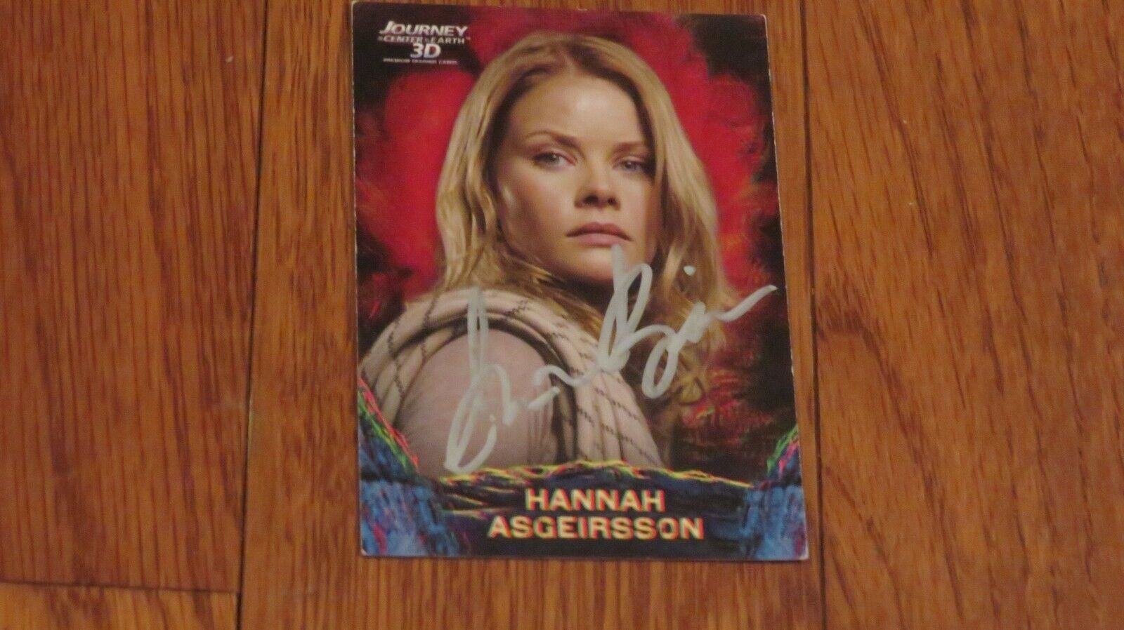 Anita Briem Autographed Hand Signed Card Journey to the Center of the Earth Hann