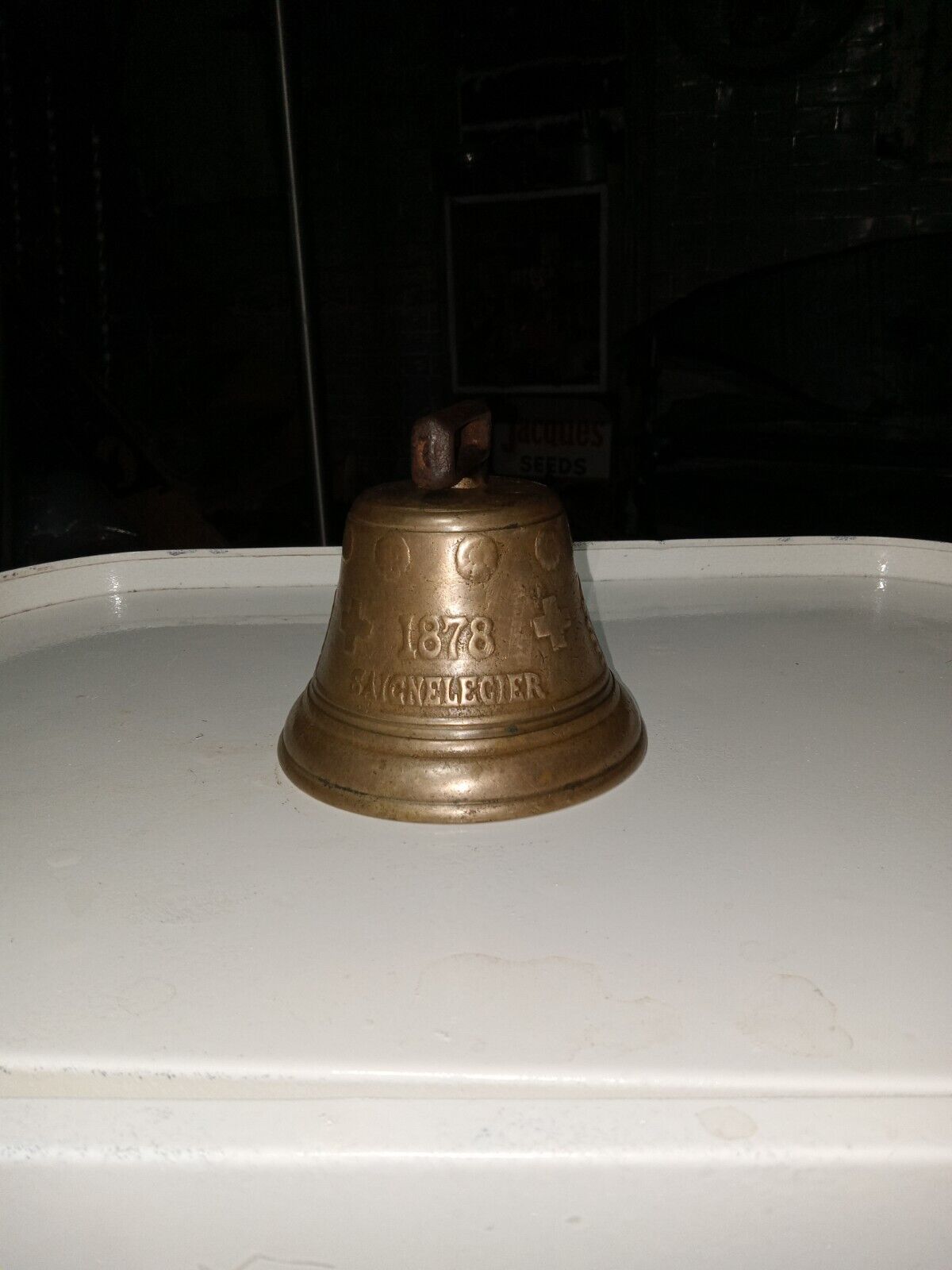 1878 Saignelegier Chiantel Fondeur Brass Bell