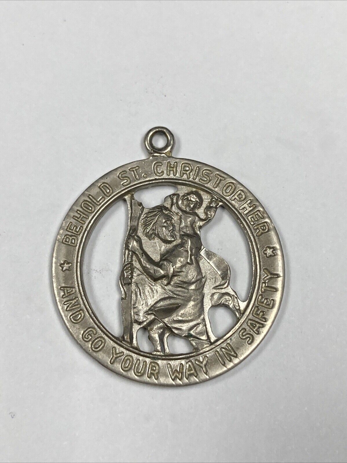 Behold St Christopher And Go Your Way In Safety Medal