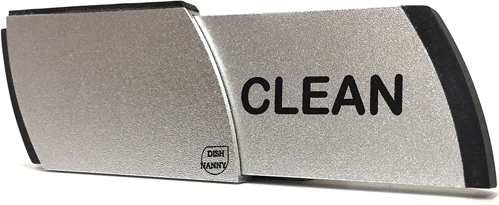 Premium Metal Dishwasher Magnet Clean Dirty Sign | Contemporary Stainless Indica