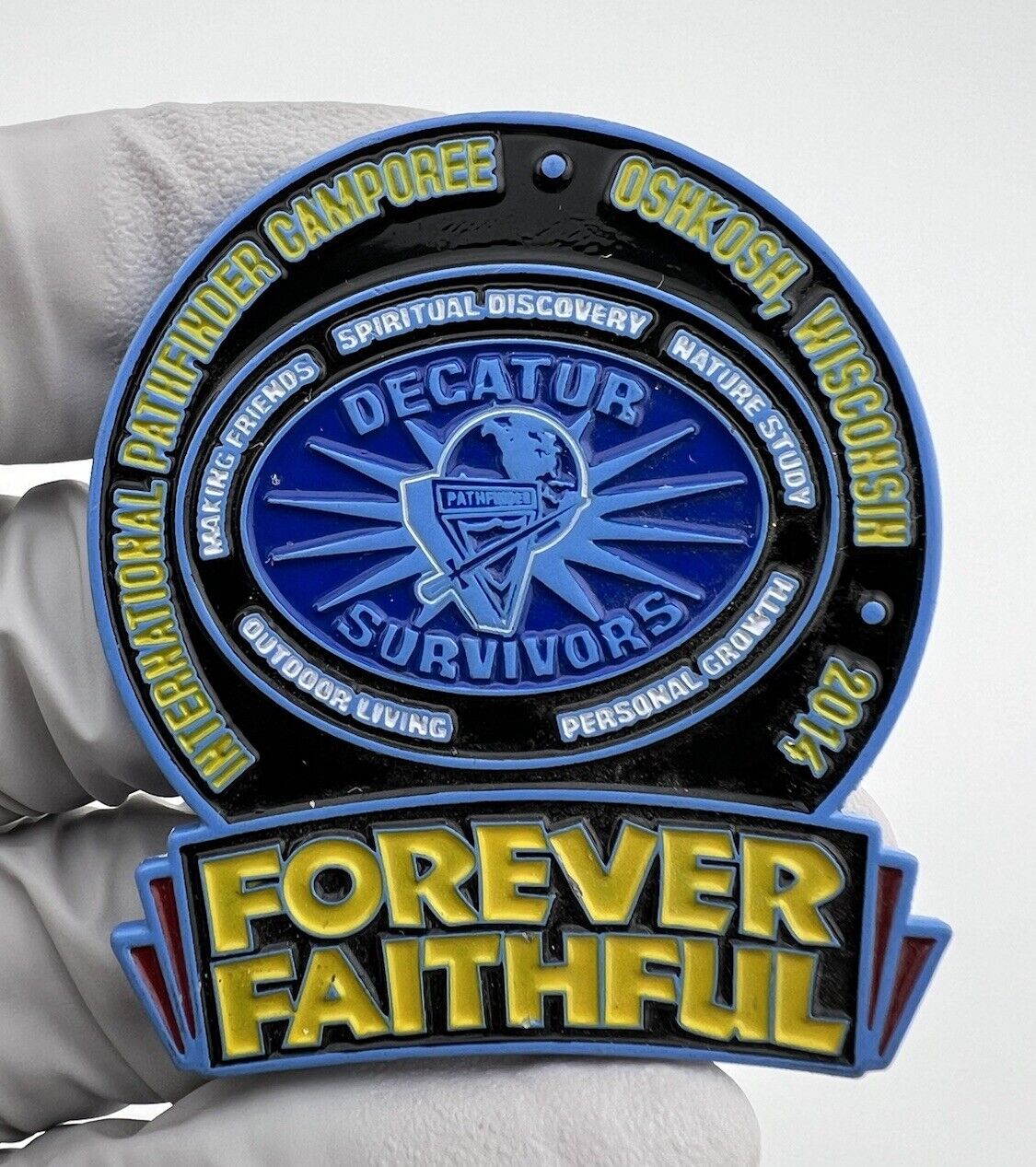 Forever Faithful International Pathfinder Camporee Decatur Survivors Pin