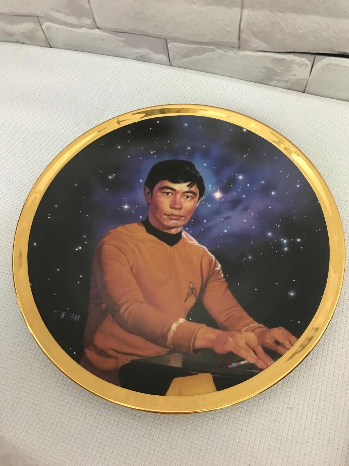 1991 Hamilton Collection Star Trek 25th Anniversary Collector Plate Sulu