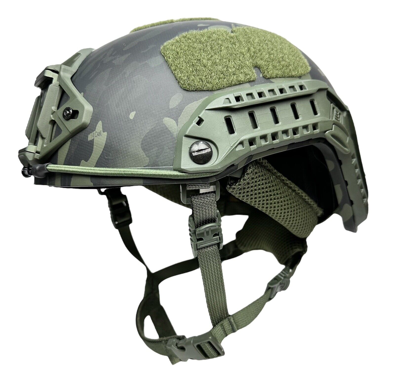 Multicam BLK / OD Super High Cut NIJ IIIA Maritime Ops Combat Ballistic Helmet
