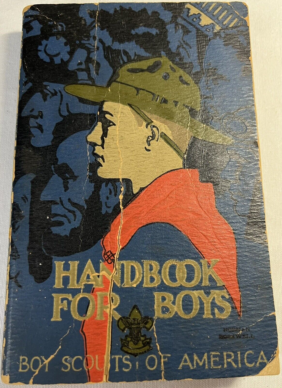 BSA Revised Handbook For Boys 1st Edition 21st Printing 1935 Paperback BS-737