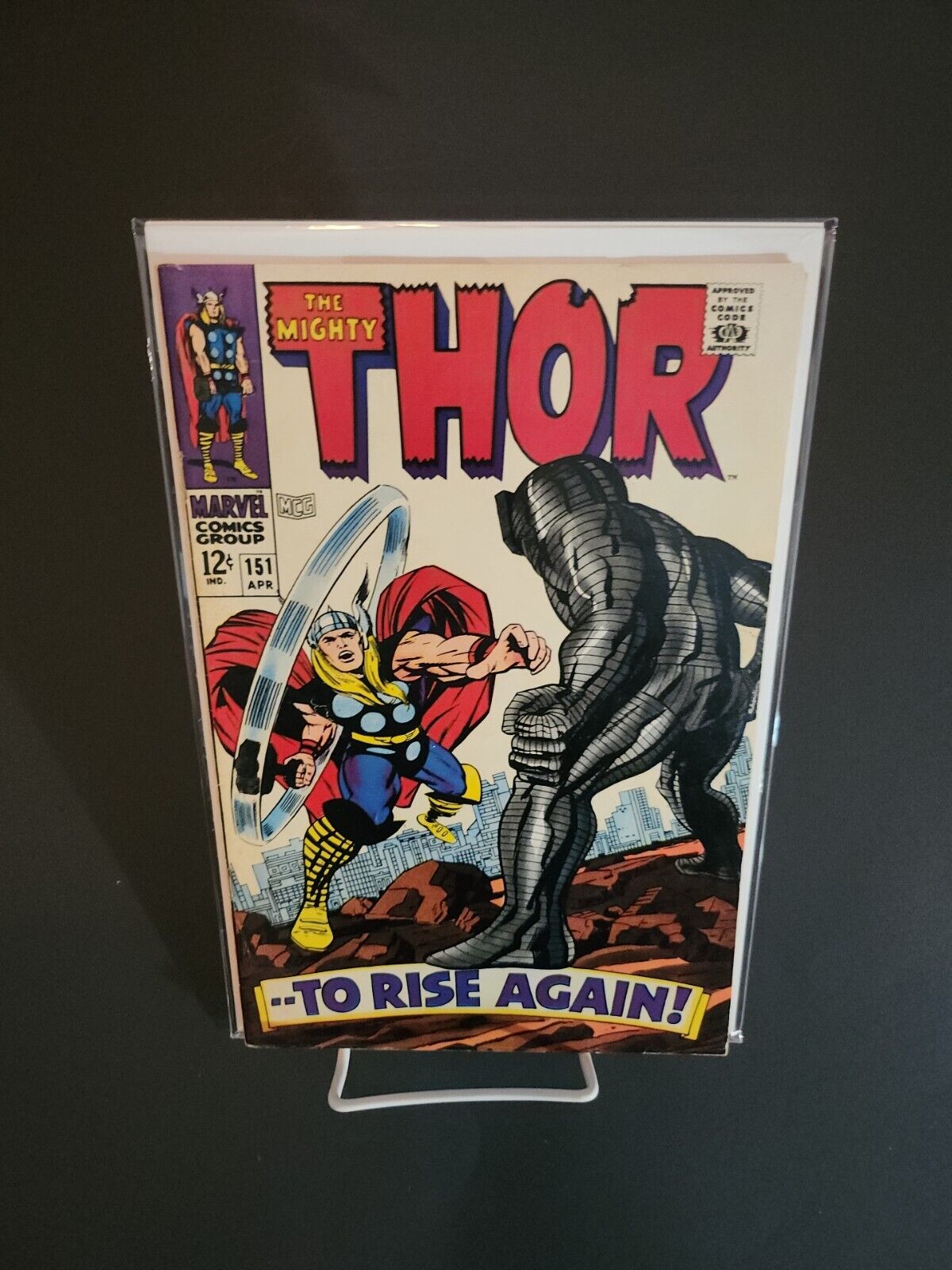 The Mighty Thor #151 (Marvel 1968) Thor vs the Destroyer -Jack Kirby- Highgrade 