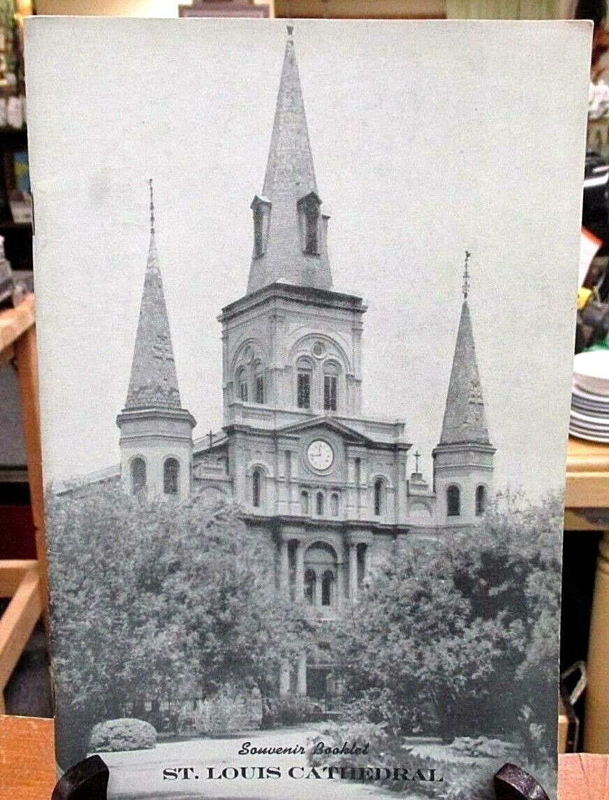 Vintage St Louis Cathedral Souvenir Booklet undated religious church landmarks