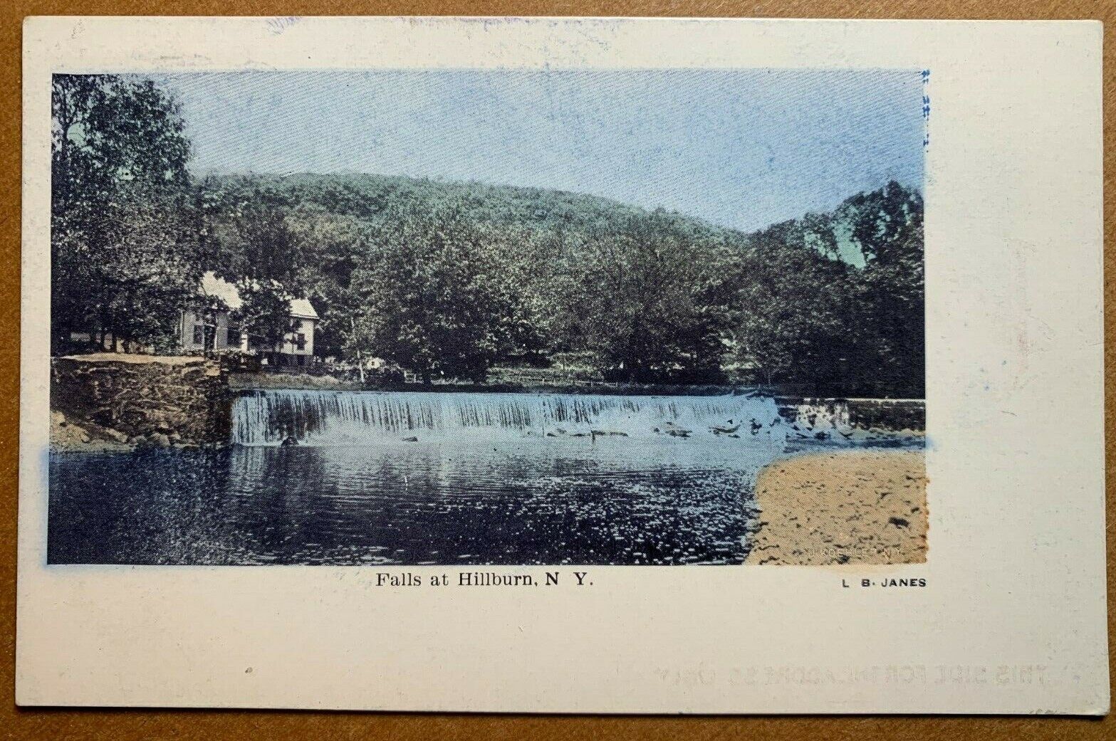 Postcard Hillburn NY - c1900 Water Falls